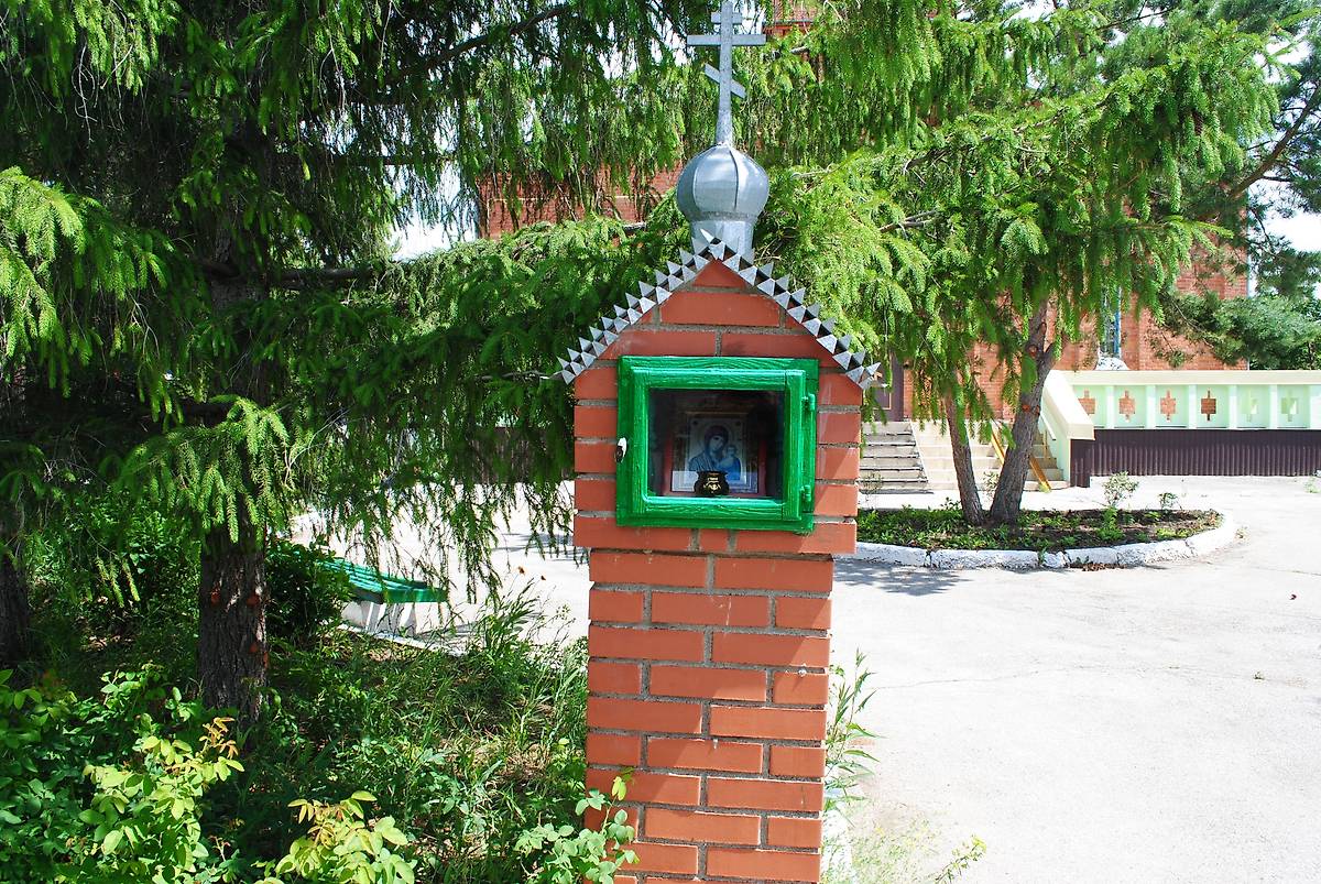 фасады. Симеоно-Анненский Кизильский женский монастырь. Часовенный столб, Кизильское (Кизильский район, Челябинская область)