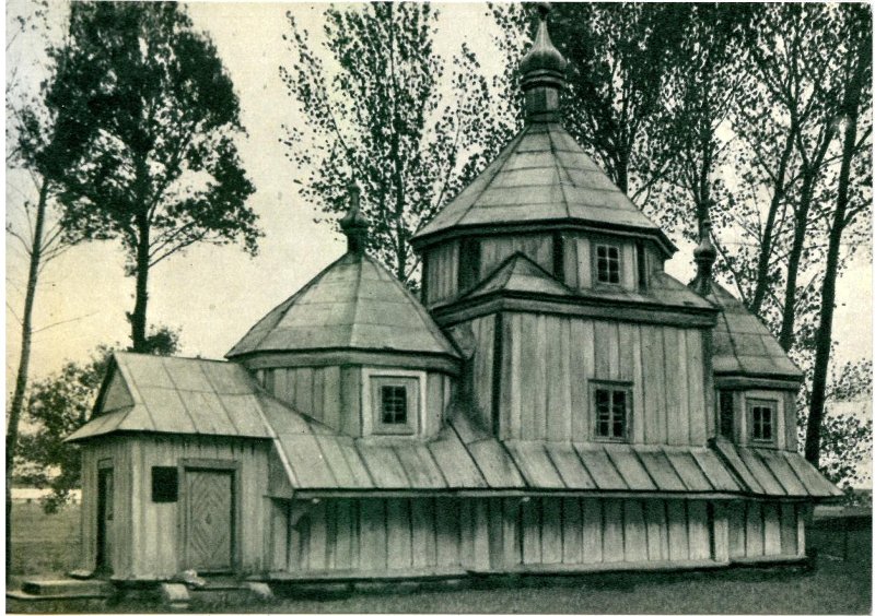 Церковь Николая Чудотворца, Борочиче (Гороховский район, Украина, Волынская область). архивная фотография, Фото 1969 года из фондов Ковровского историко-мемориального музея. Автор А.О. Аль