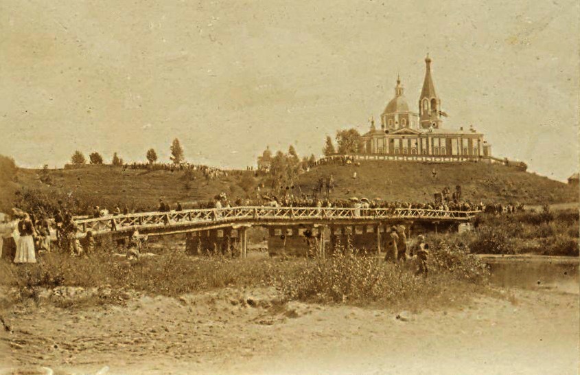 Молвотицы. Церковь Благовещения Пресвятой Богородицы. архивная фотография, Частная коллекция. Фото 1900-х годов