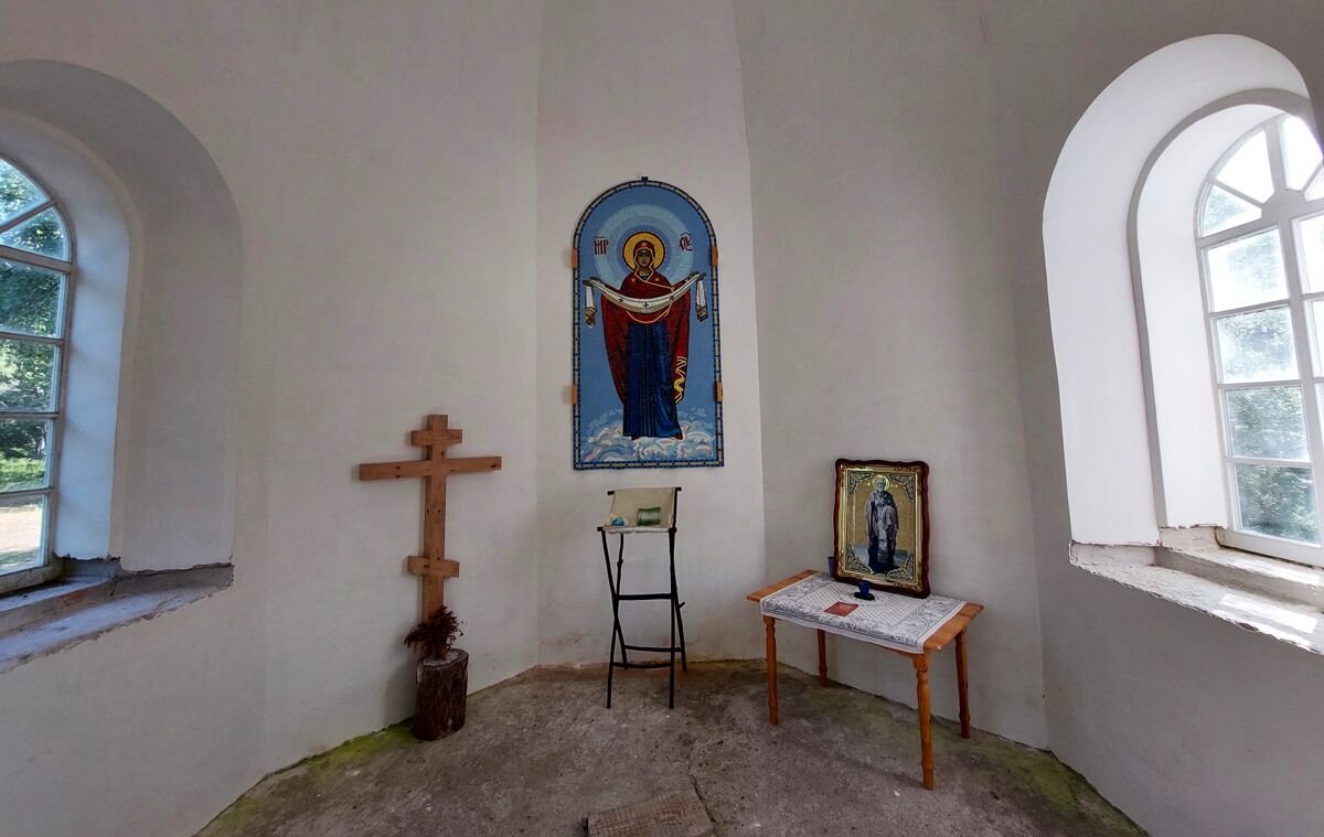 Спасо-Преображенский Соловецкий монастырь. Часовня Покрова Пресвятой Богородицы, Анзерский, остров (Соловецкий район, Архангельская область). интерьер и убранство
