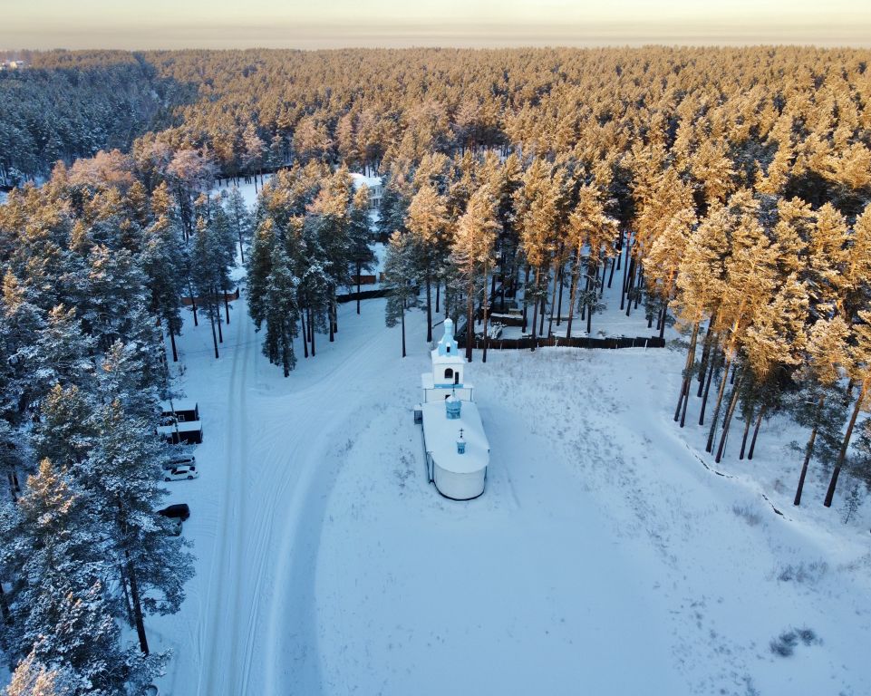 Церковь Касперовской иконы Божией Матери, Иркутск (Иркутск, город, Иркутская область). общий вид в ландшафте, Вид с юга
