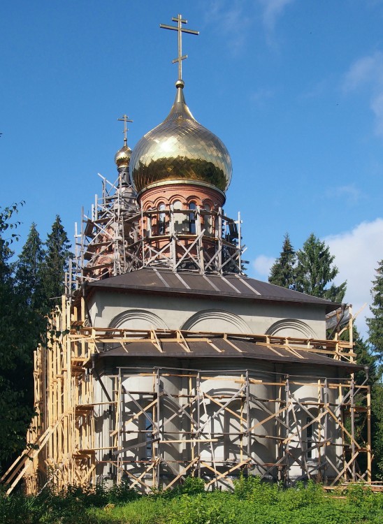 Мариинский Вохоновский женский монастырь. Собор Марии Магдалины, Вохоново (Гатчинский район, Ленинградская область). документальные фотографии
