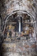 Церковь Христа Спасителя, фрески западной стены, XII в.<br>, Несгуни, Самегрело и Земо-Сванетия, Грузия