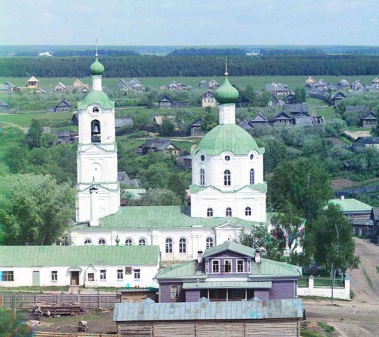 Церковь Покрова Пресвятой Богородицы на Князь-Фёдоровской стороне, Ржев (Ржевский район и г. Ржев, Тверская область). архивная фотография, Фото 1910 г. из коллекции Конгресса США