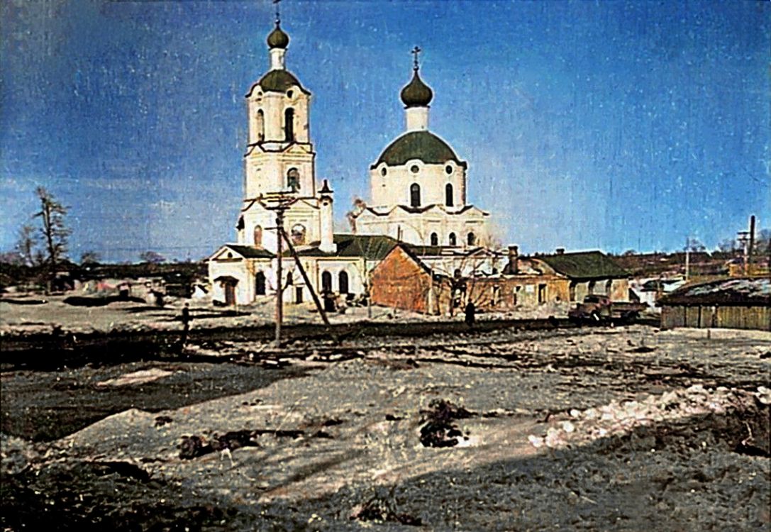 Церковь Покрова Пресвятой Богородицы на Князь-Фёдоровской стороне, Ржев (Ржевский район и г. Ржев, Тверская область). архивная фотография, Фото 1941 г. с аукциона e-bay.de