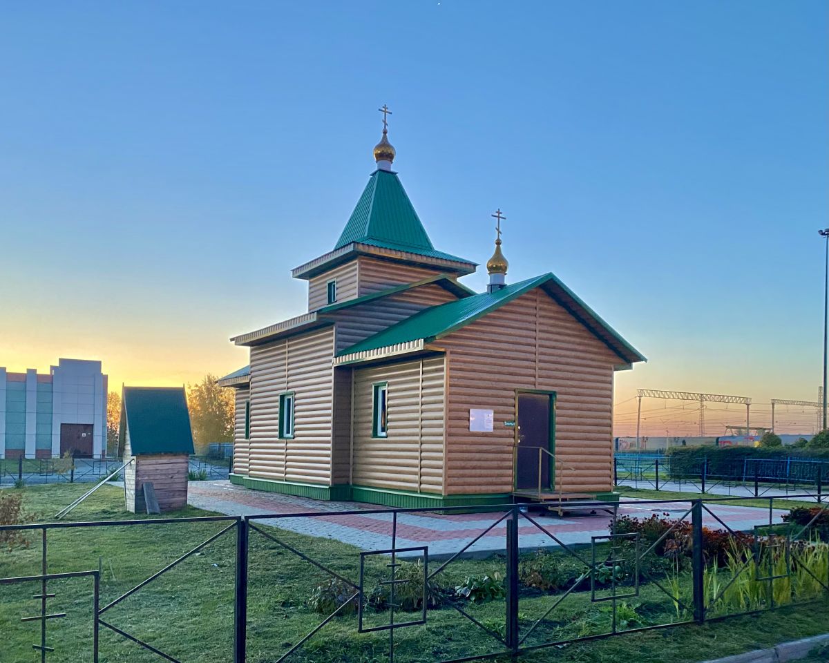 Церковь Петра и Февронии, Барабинск (Барабинский район, Новосибирская область). фасады, Вид с СЗ