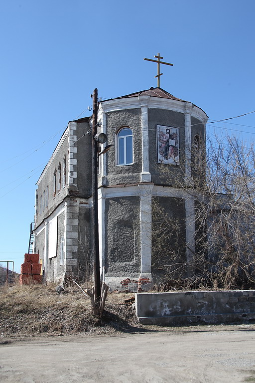 Церковь Рождества Христова, Калиновское (Камышловский район (Камышловский МР), Свердловская область). фасады, Восточный фасад