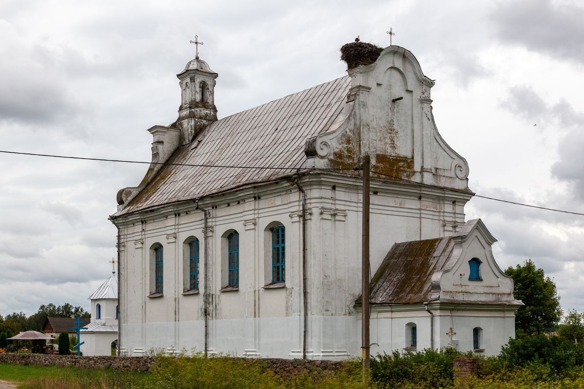 Церковь Успения Пресвятой Богородицы, Бусяжь (Ивацевичский район, Беларусь, Брестская область). фасады
