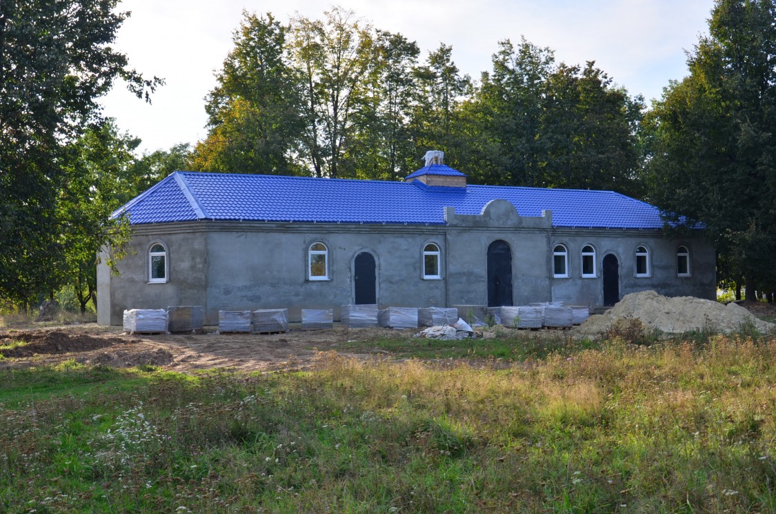 Комаричи. Церковь Державной иконы Божией Матери (строящаяся). документальные фотографии