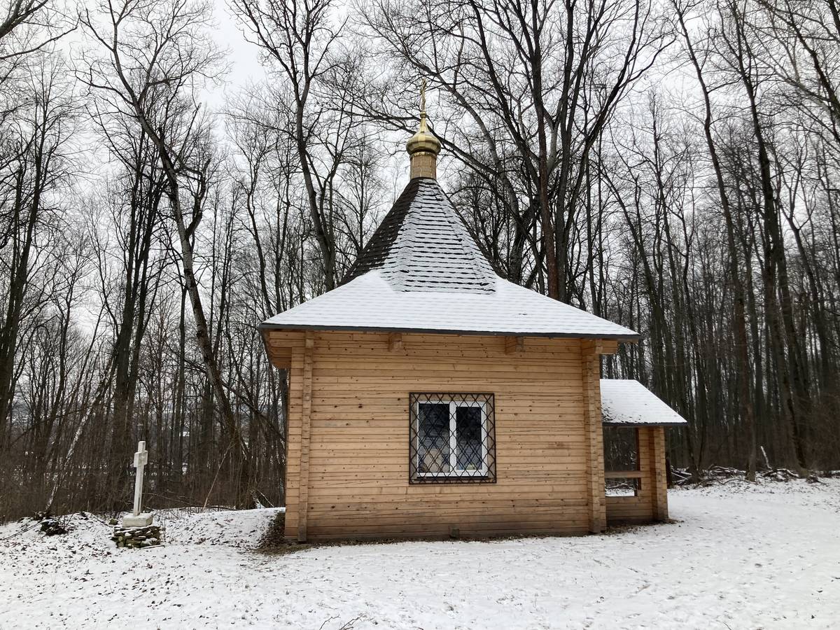 Часовня. Вид с севера, фасады. Спасо-Казанский женский монастырь, Дворяниново (Заокский район, Тульская область)