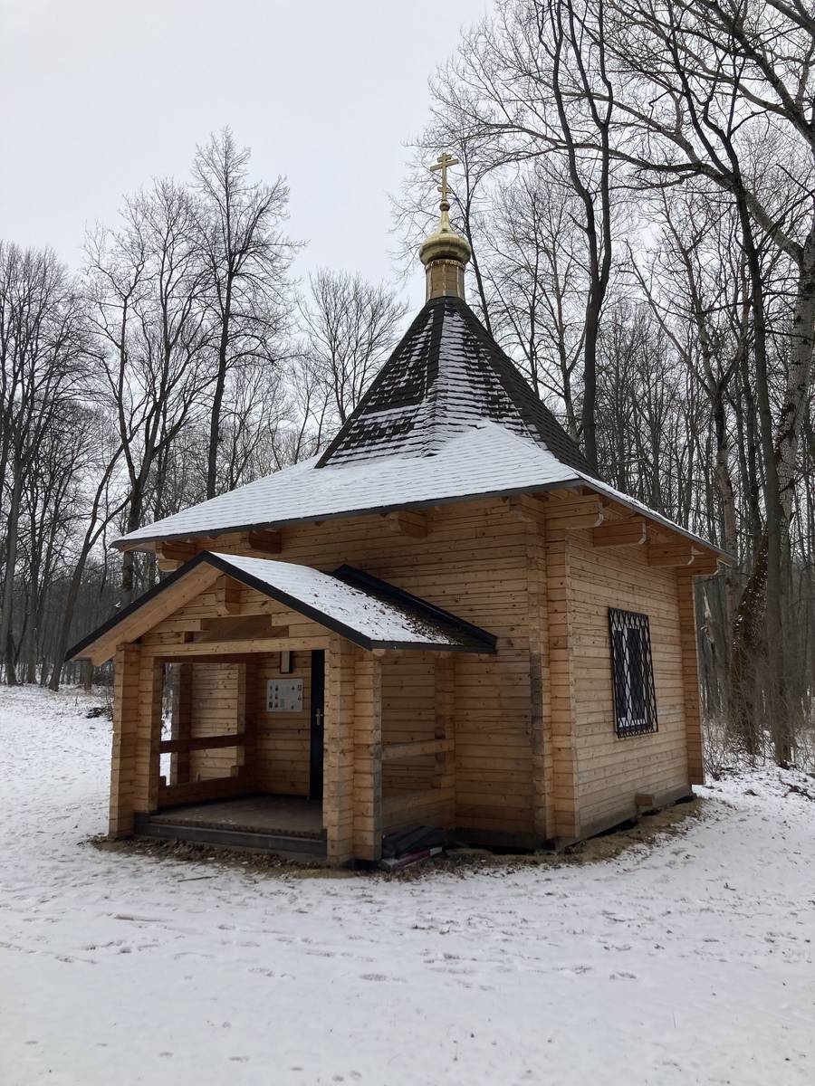 Часовня. Вид с юго-запада, фасады. Спасо-Казанский женский монастырь, Дворяниново (Заокский район, Тульская область)