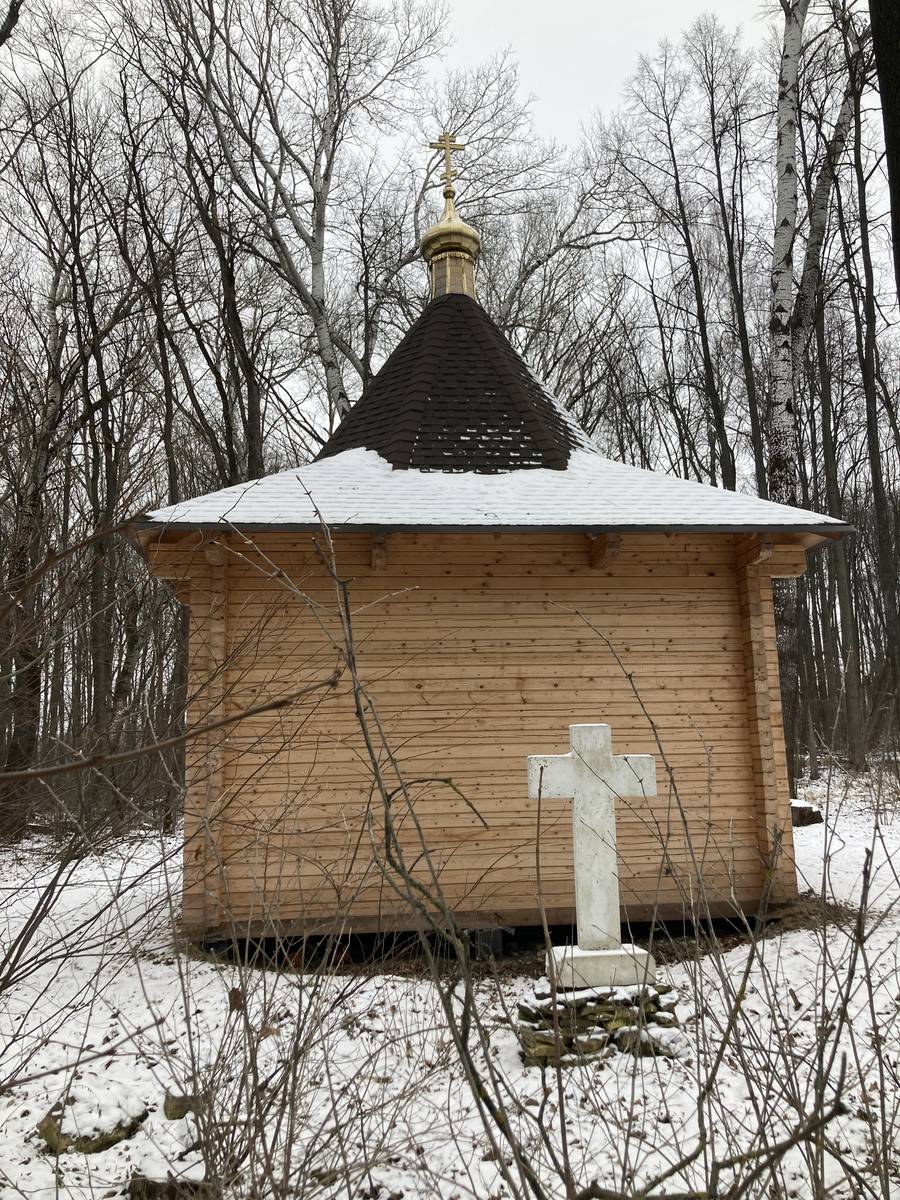 Часовня. Вид с востока, фасады. Спасо-Казанский женский монастырь, Дворяниново (Заокский район, Тульская область)