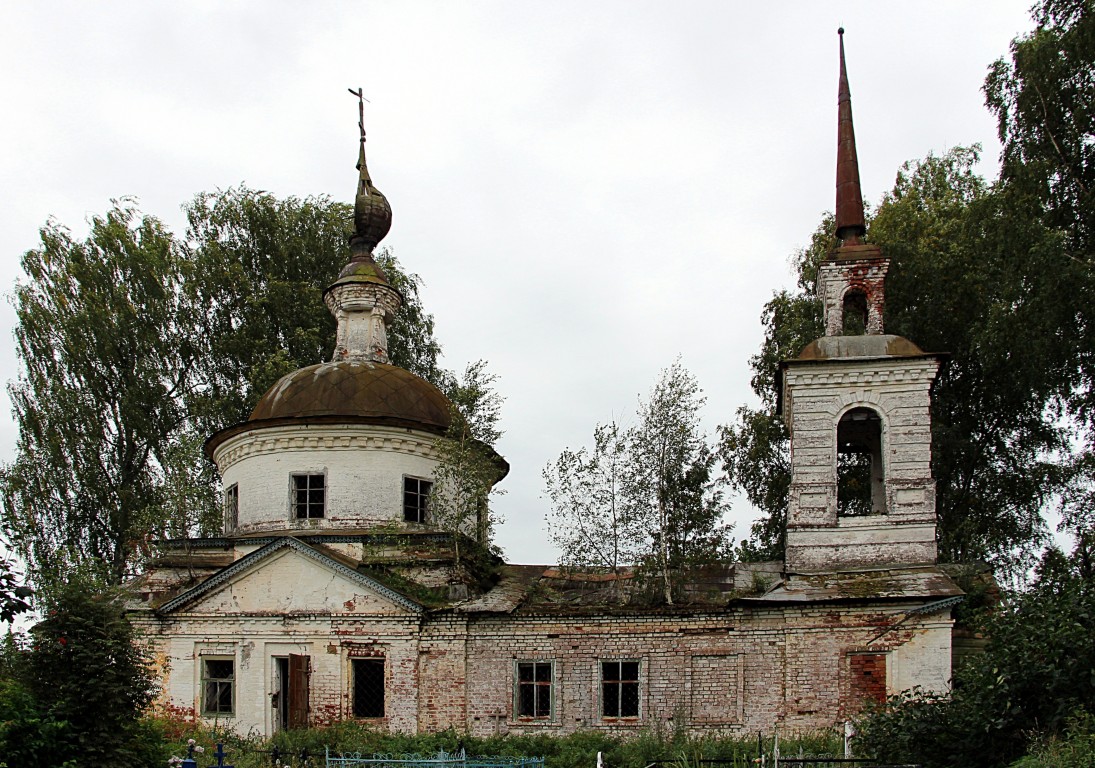 Церковь Благовещения Пресвятой Богородицы, Юркино, урочище (Первомайский район, Ярославская область). фасады