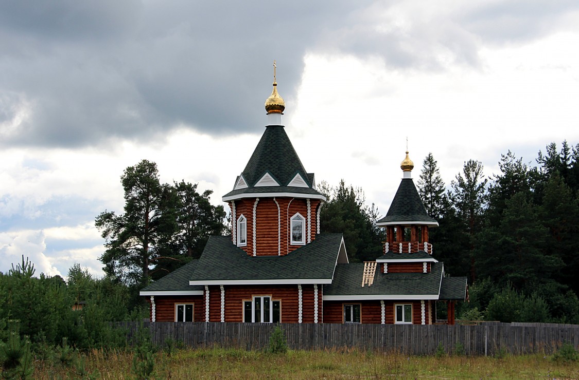 Демьяново, посёлок. Церковь Сергия Радонежского. фасады