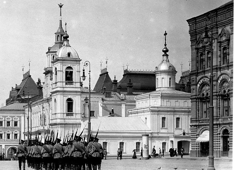 Тверской. Собор Казанской иконы Божией Матери на Красной площади (утраченный). архивная фотография, Фото с сайта http://humus.livejournal.com/