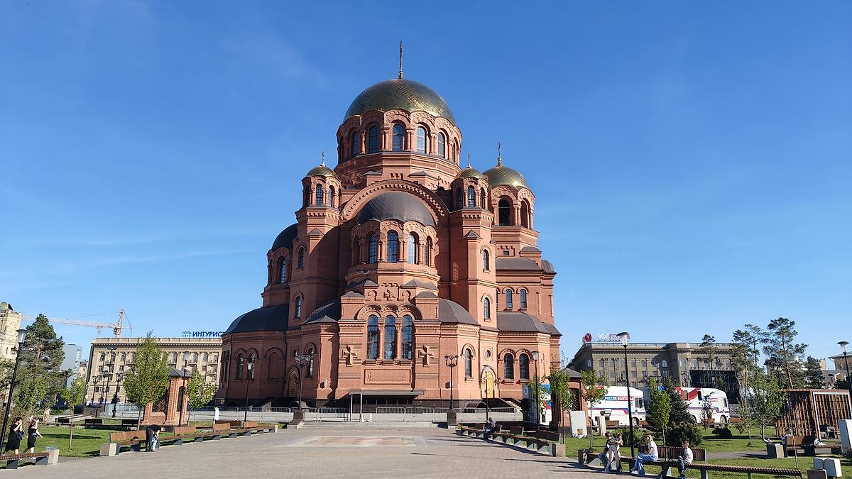 фасады. Собор Александра Невского (новый), Волгоград (Волгоград, город, Волгоградская область)