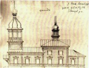 Церковь Параскевы Пятницы (старая), Проект 1893 года. Из каталога-справочника  "Церкви Республики Татарстан"<br>, Бима, Лаишевский район, Республика Татарстан