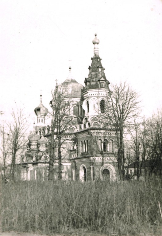 Церковь Успения Пресвятой Богородицы, Хрубешув (Люблинское воеводство, Польша). архивная фотография, Частная коллекция. Фото 1910-х годов
