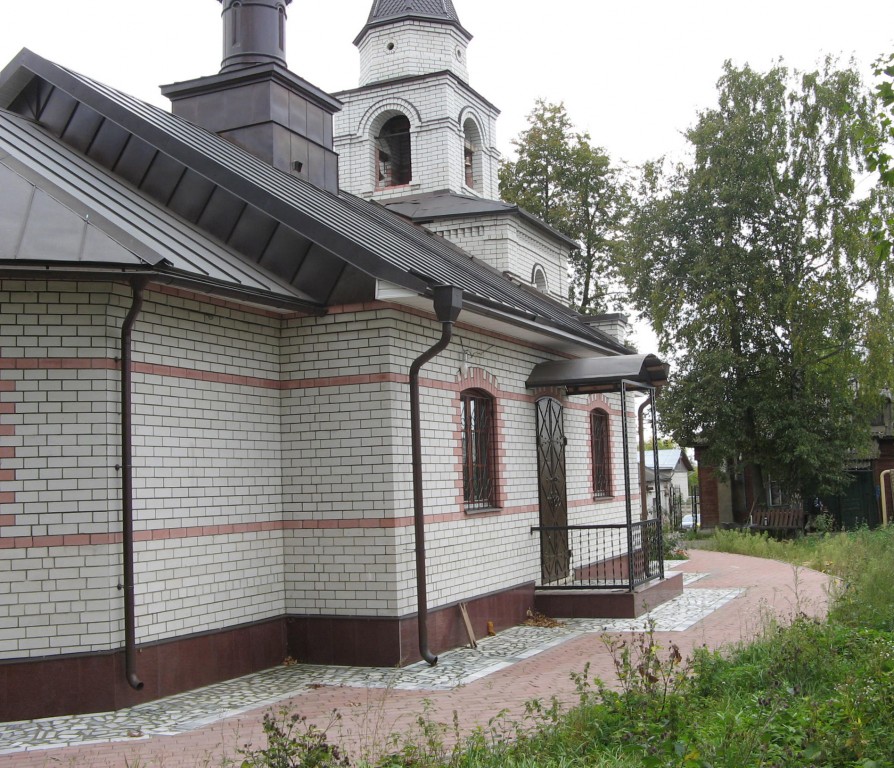 Меленки. Церковь Воздвижения Креста Господня. фасады, Северный фасад храма