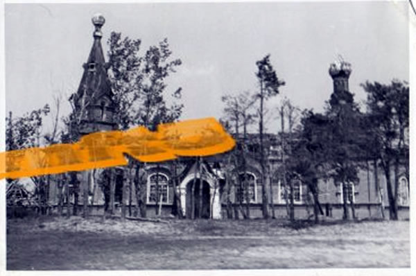 Маслова Пристань. Церковь Михаила Архангела (старая). архивная фотография, Фото 1942 г. с аукциона e-bay.de