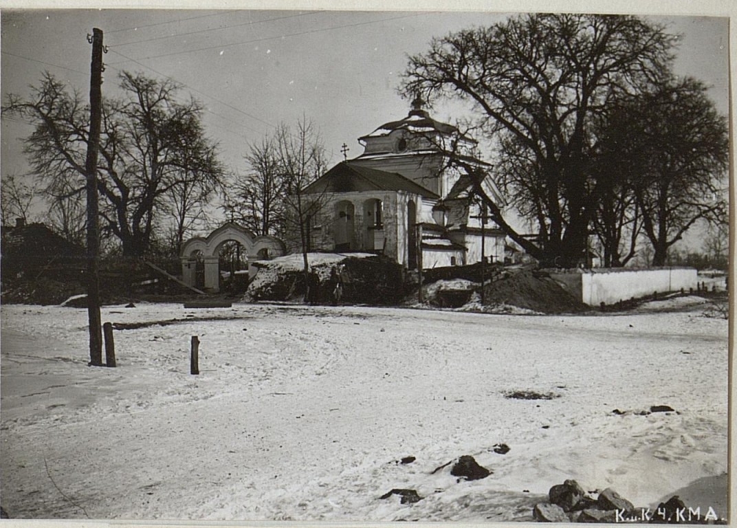 Кисилин. Церковь Михаила Архангела. архивная фотография, Частная коллекция. Фото 1916 г.