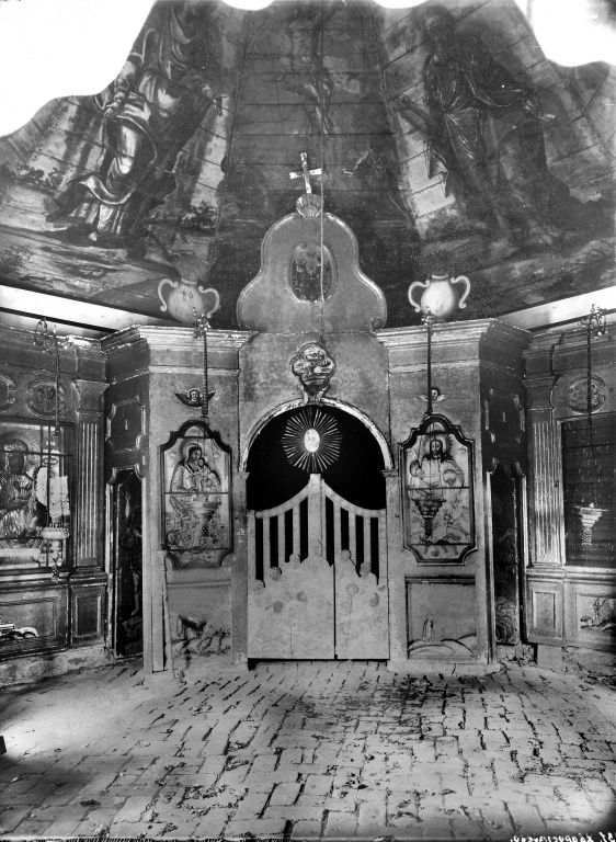 Церковь Гурия, Самона и Авива, Хворостьево (Торопецкий район, Тверская область). архивная фотография, Фото Н.Д. Бартрама, 1912