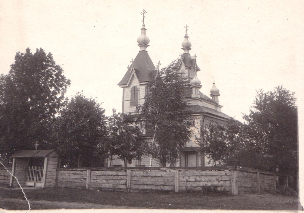 Церковь Иоанна Предтечи, Черниев (Турийский район, Украина, Волынская область). архивная фотография, Частная коллекция. Фото 1918 г.