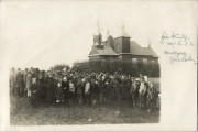 Церковь Преображения Господня (старая), Частная коллекция. Фото 1918 г.<br>, Бочейково, Бешенковичский район, Беларусь, Витебская область