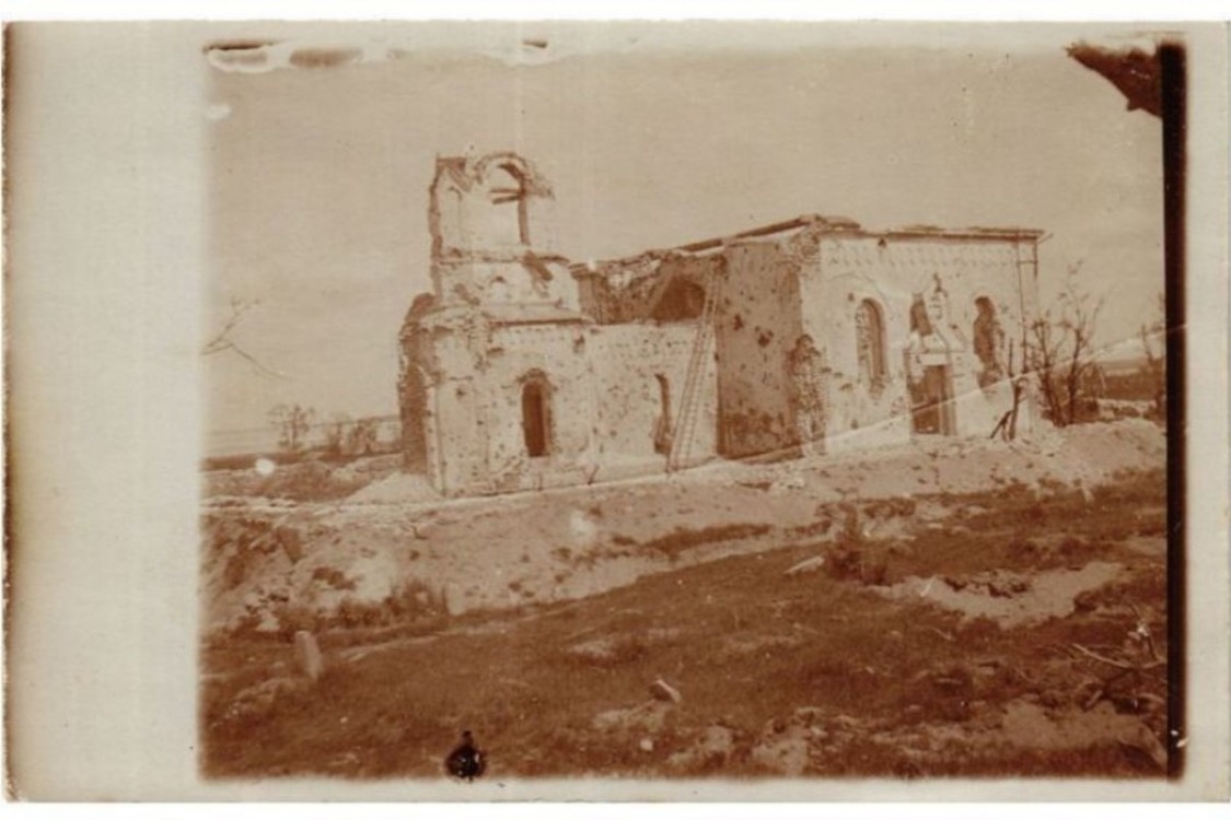Церковь Преображения Господня (старая), Занарочь (Мядельский район, Беларусь, Минская область). архивная фотография, Фото 1916 г. с аукциона e-bay.de