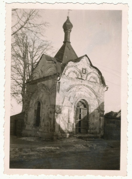 Неизвестная часовня, Коровье Село (Палкинский район, Псковская область). архивная фотография, Фото 1941 г. с аукциона e-bay.de