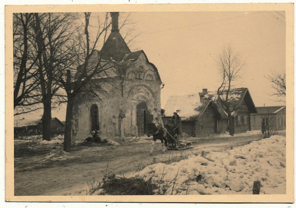 Неизвестная часовня, Коровье Село (Палкинский район, Псковская область). архивная фотография, Фото 1941 г. с аукциона e-bay.de
