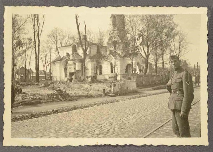 Витебск. Церковь Усекновения главы Иоанна Предтечи. архивная фотография, Фото 1941 г. с аукциона e-bay.de