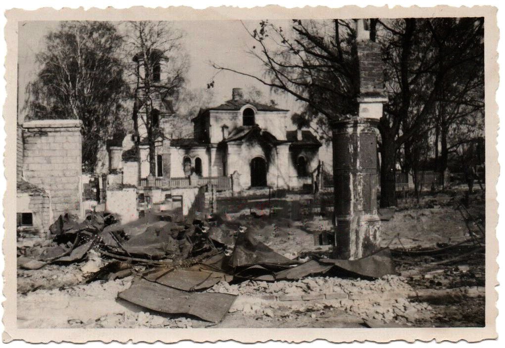 Церковь Усекновения главы Иоанна Предтечи, Витебск (Витебск, город, Беларусь, Витебская область). архивная фотография, Южный фасад. Фото 1941 г. с аукциона e-bay.de