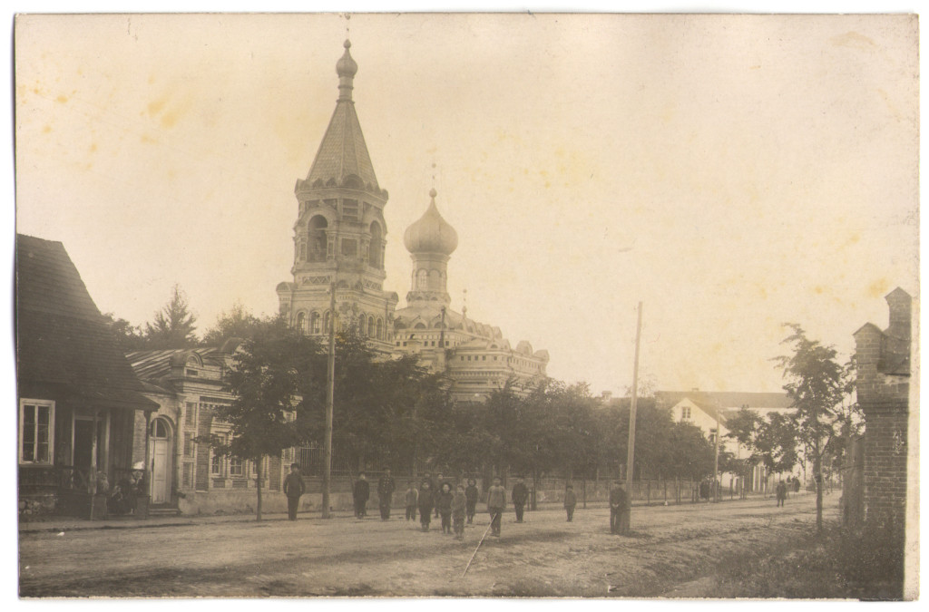 Церковь Агафона, Кальвария (Мариямпольский уезд, Литва). архивная фотография, Частная коллекция. Фото 1918 г.