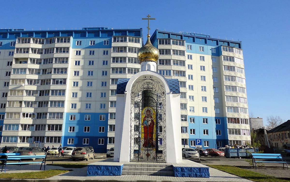 фасады. Часовня иконы Божией Матери "Благодатное небо", Новосибирск (Новосибирск, город, Новосибирская область)