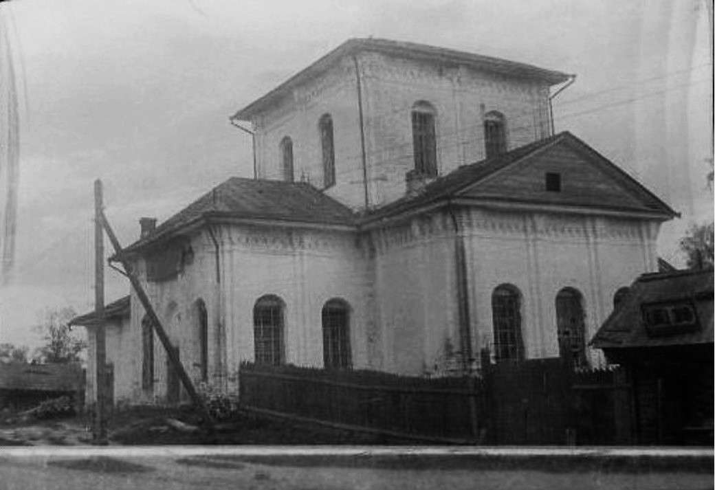 Церковь Вознесения Господня, Юрьевец (Юрьевецкий район, Ивановская область). архивная фотография, Вид с юго-западной стороны. Фото 1947 г. из коллекции ГНИМА. (ГК № 56540041)