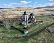 Церковь Троицы Живоначальной, Вид храма с ЮЗ<br>, Бараит, Новосёловский район, Красноярский край
