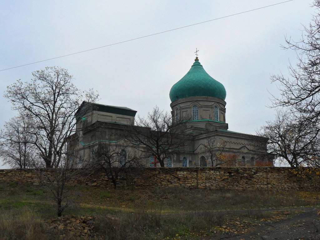 Хрустальное. Церковь Успения Пресвятой Богородицы. фасады