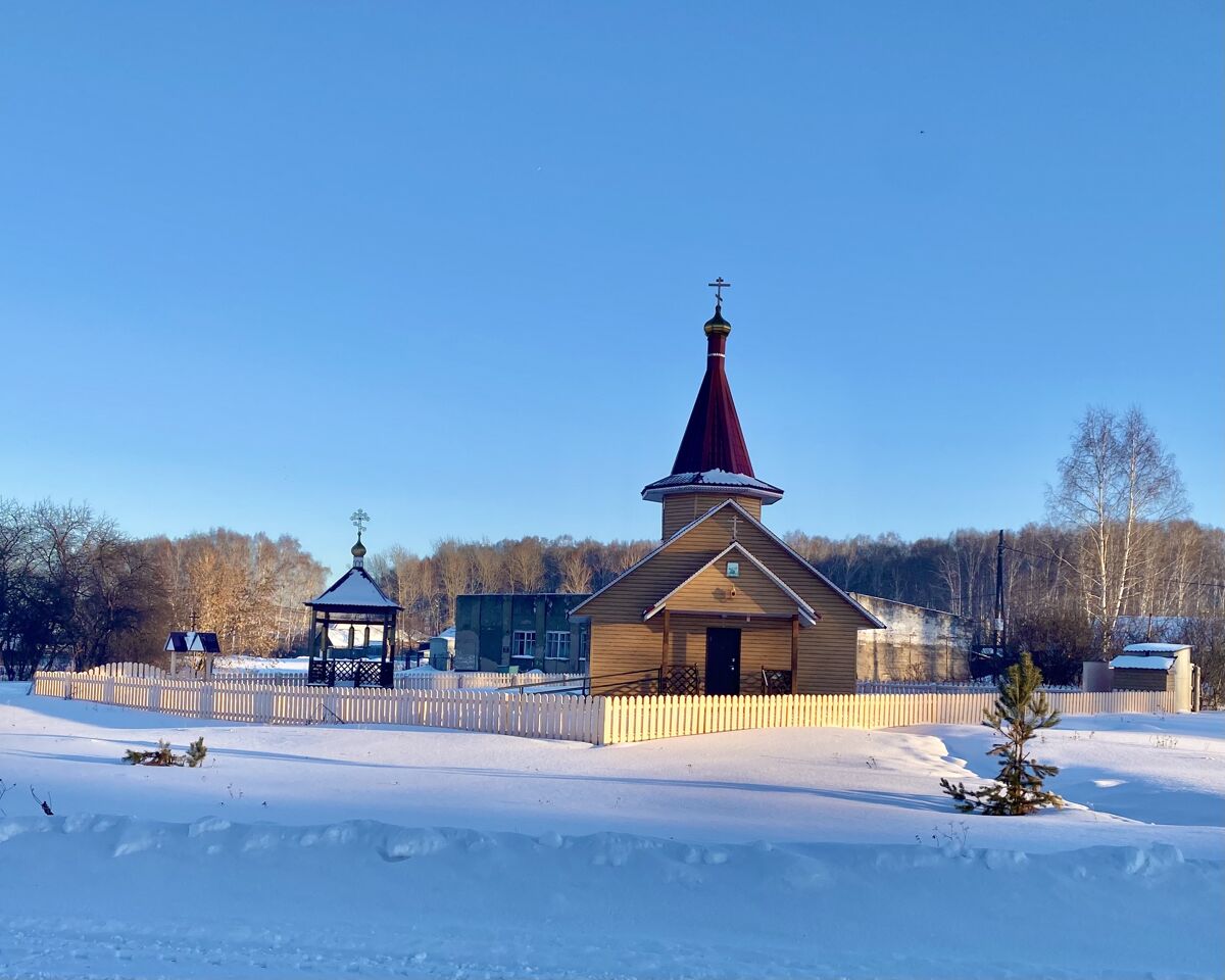 Церковь Пантелеимона Целителя, Сахапта (Назаровский район, Красноярский край). дополнительная информация, Вид с запада