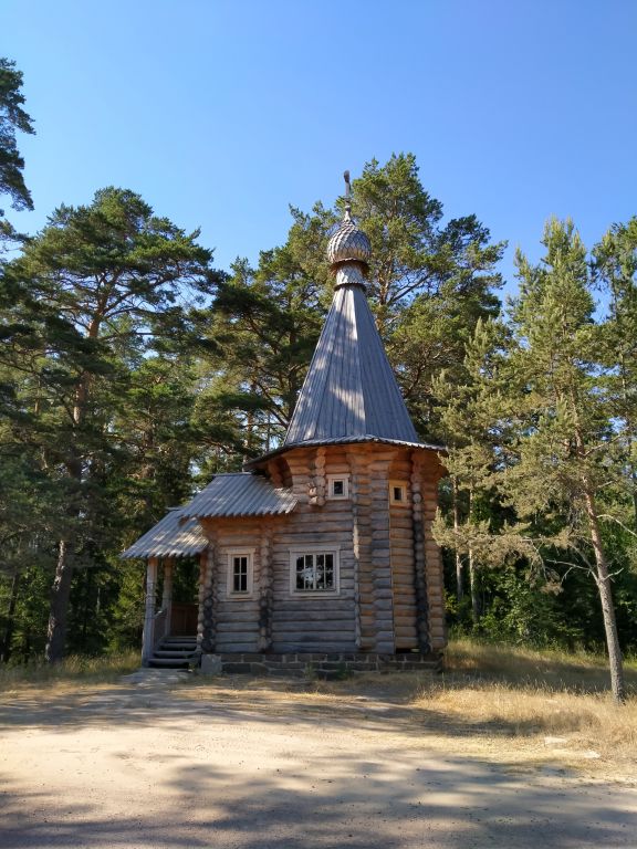 Валаамские острова. Спасо-Преображенский Валаамский монастырь. Часовня Тихвинской иконы Божией Матери. фасады