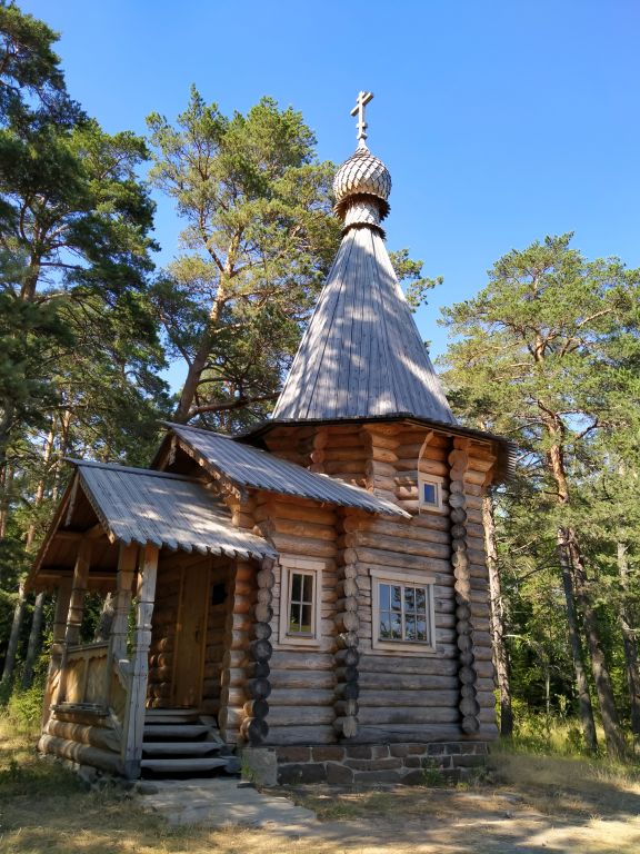 Валаамские острова. Спасо-Преображенский Валаамский монастырь. Часовня Тихвинской иконы Божией Матери. фасады