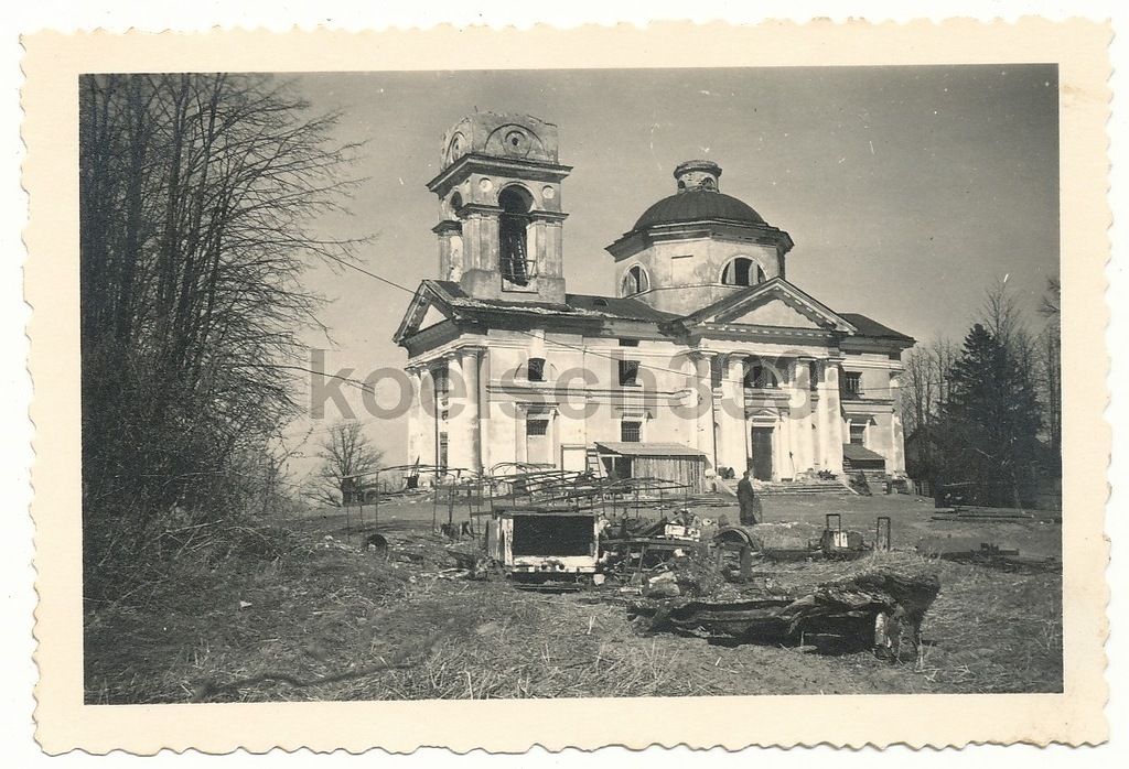 Клевники. Церковь Александра мученика. архивная фотография, Фото 1941 г. с аукциона e-bay.de