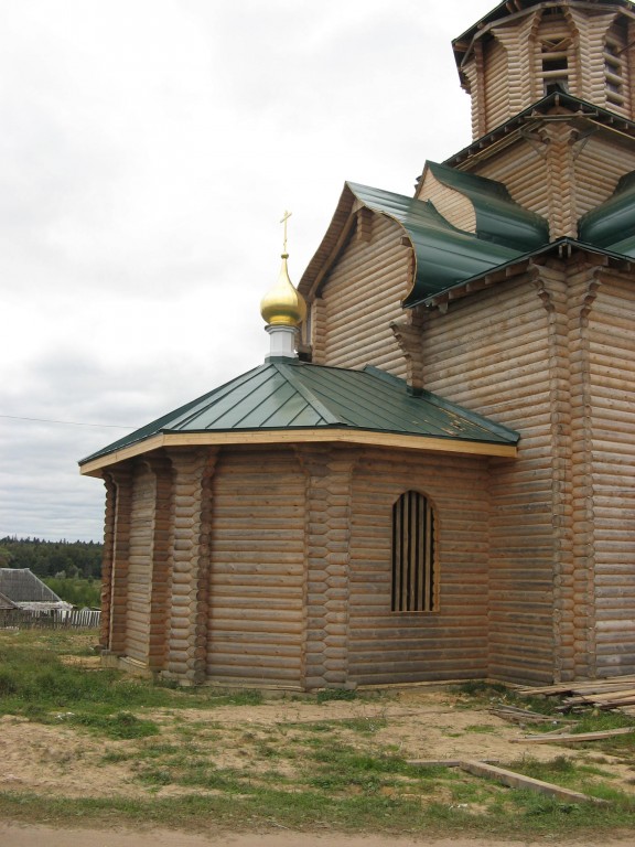 Церковь Серафима Саровского (строящаяся), Сатис (Дивеевский район, Нижегородская область). архитектурные детали, Апсида церкви