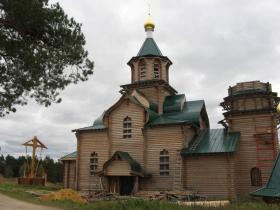 Сатис. Церковь Серафима Саровского (строящаяся)