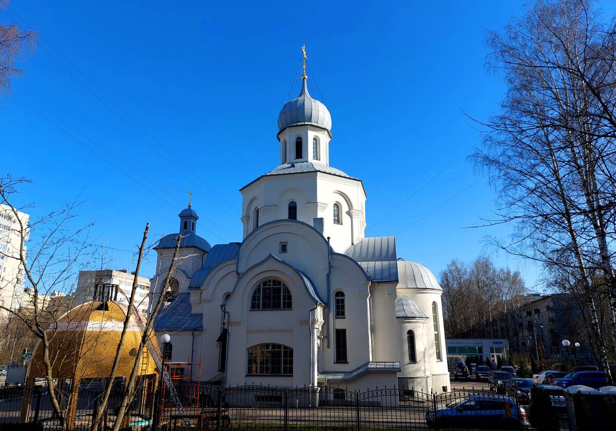 Церковь Тихвинской иконы Божией Матери, Калининский район (Санкт-Петербург, г. Санкт-Петербург). фасады