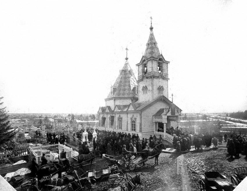 Церковь Всех Святых, Вытегра (Вытегорский район, Вологодская область). архивная фотография, Фото начала 1900-х гг. Церковь утрачена