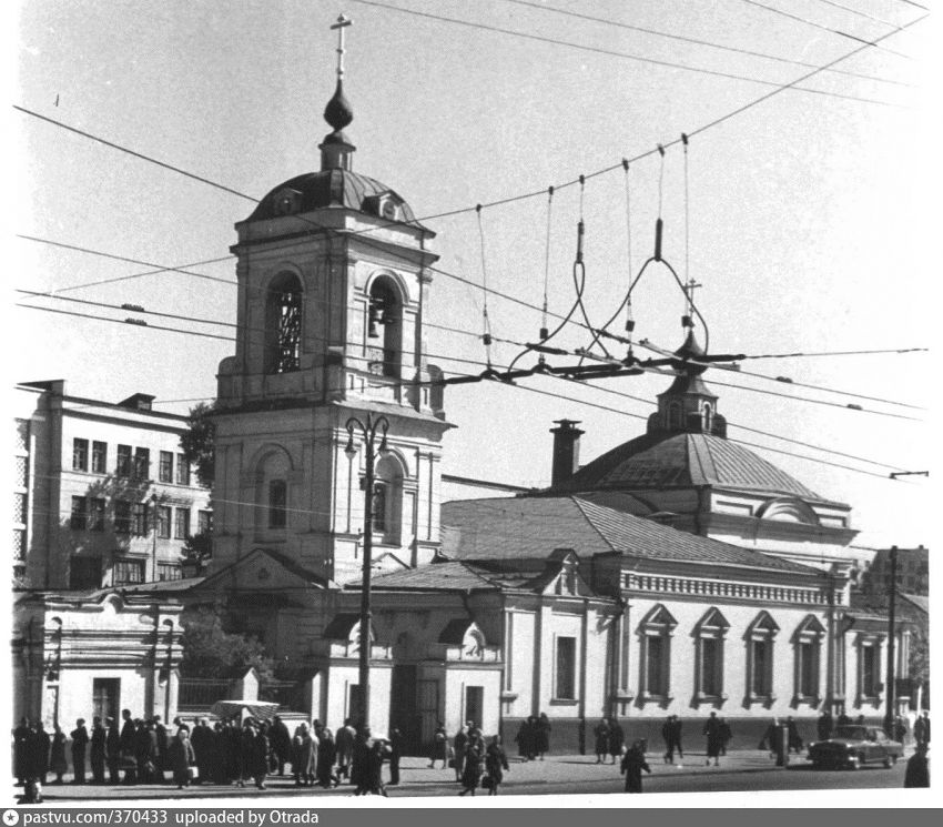 Преображенское. Церковь Спаса Преображения в Преображенском (утраченная). архивная фотография, Фото с сайта https://pastvu.com