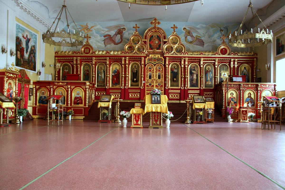 интерьер и убранство. Домовая церковь Тихона Задонского при Новосибирской духовной семинарии, Обь (Обь, город, Новосибирская область)