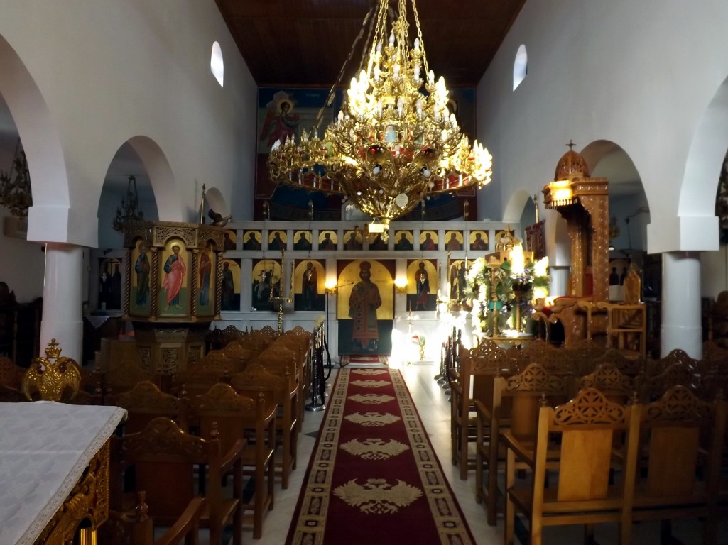 Криопиги. Церковь Георгия Победоносца. интерьер и убранство