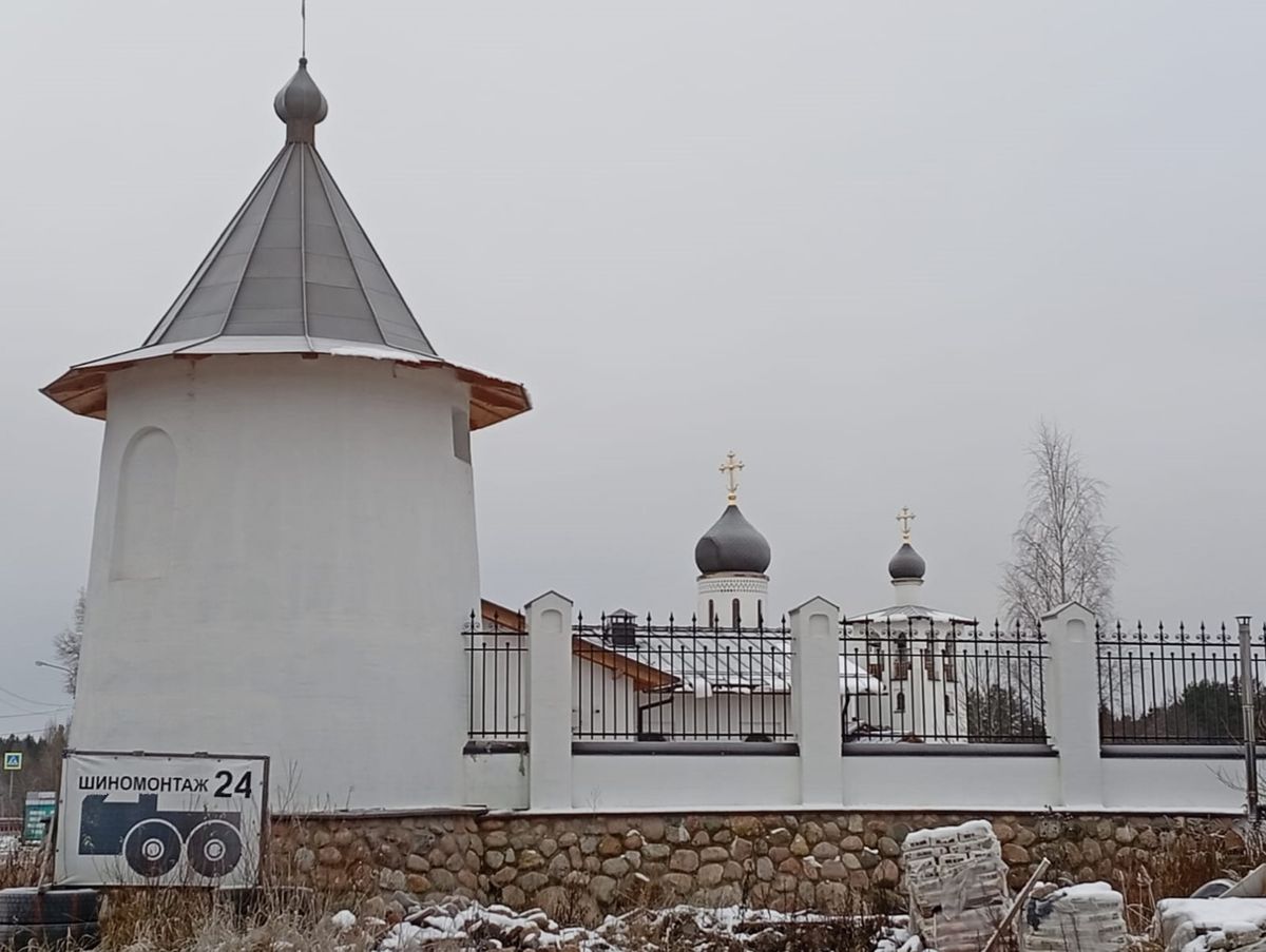 архитектурные детали. Церковь Успения Пресвятой Богородицы (новая), Феофилова Пустынь (Николаево) (Струго-Красненский район, Псковская область)
